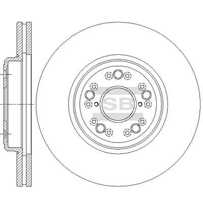 Disco de freno Hi-Q SD4657