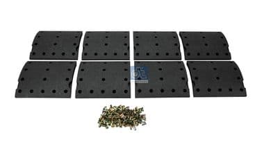 Juego de balatas de freno, freno de tambor DT Spare Parts 2.94056