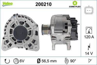 Alternador VALEO 200210
