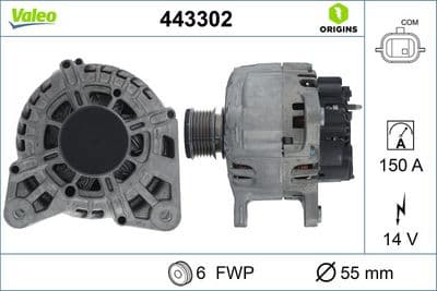 Alternador VALEO 443302