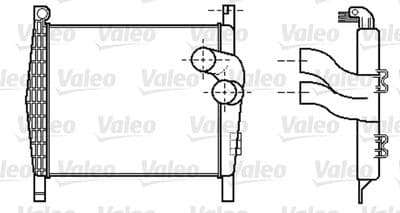 Radiador de aire de admisión VALEO 818755