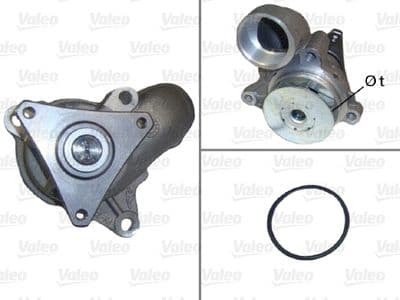 Bomba de agua, refrigeración del motor VALEO 506976
