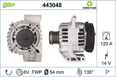 Alternador VALEO 443048