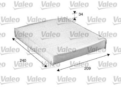 Filtro, aire del interior VALEO 698882