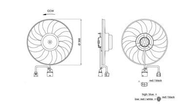 Ventilador, refrigeración del motor MAHLE CFF 701 000S