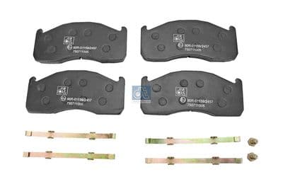 Juego de balatas de freno DT Spare Parts 2.94073