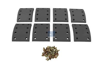 Juego de balatas de freno, freno de tambor DT Spare Parts 4.91496