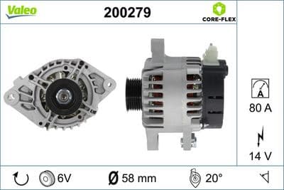 Alternador VALEO 200279