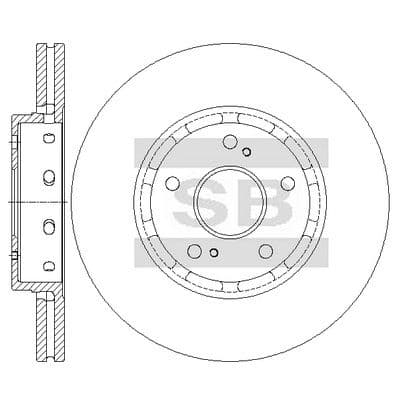 Disco de freno Hi-Q SD4821