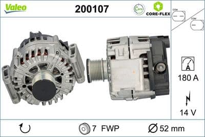 Alternador VALEO 200107
