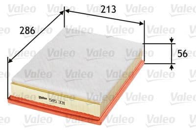 Filtro de aire VALEO 585331