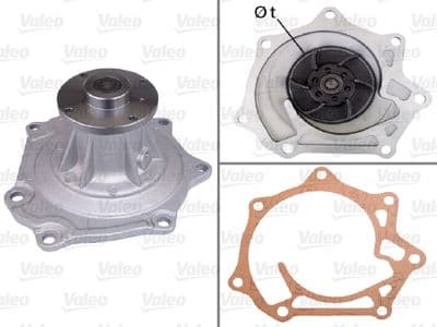 Bomba de agua, refrigeración del motor VALEO 506731