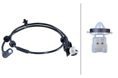 Sensor, revoluciones de la rueda HELLA 6PU 358 417-741