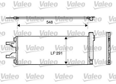 Condensador, aire acondicionado VALEO 814069