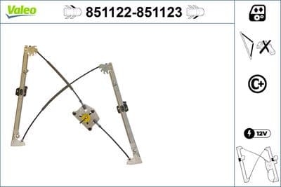 Elevador para ventanas VALEO 851123