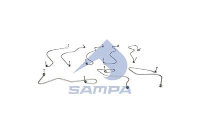 Juego de tubería de alta presión, sistema de inyección SAMPA 010.966