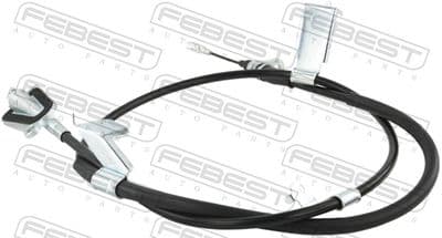 Cable de accionamiento, freno de estacionamiento FEBEST 02100-T30LH