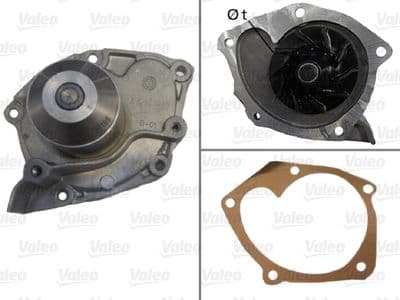 Bomba de agua, refrigeración del motor VALEO 506725