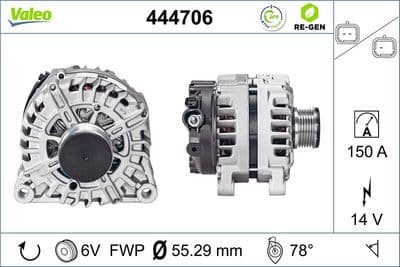 Alternador VALEO 444706