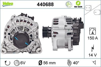 Alternador VALEO 440688