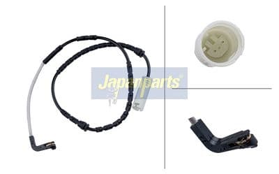 Contacto de aviso, desgaste de balatas de frenos JAPANPARTS BPW-128