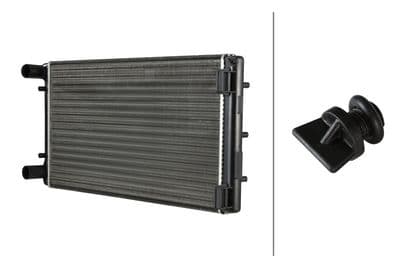 Radiador, refrigeración del motor HELLA 8MK 366 311-731