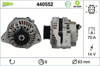 Alternador VALEO 440552