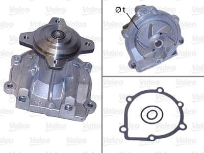 Bomba de agua, refrigeración del motor VALEO 506904