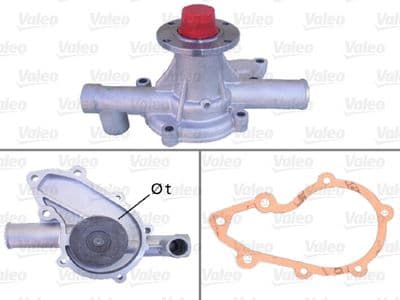 Bomba de agua, refrigeración del motor VALEO 506052