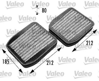 Filtro, aire del interior VALEO 698740
