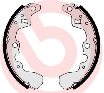 Juego de zapatas de frenos BREMBO S 79 506