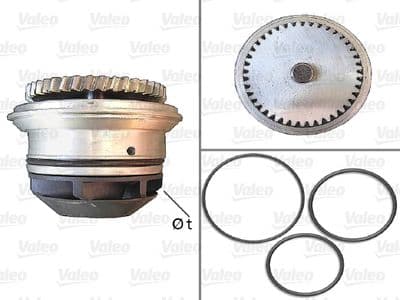 Bomba de agua, refrigeración del motor VALEO 506877