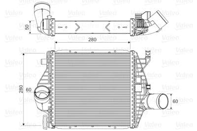 Radiador de aire de admisión VALEO 818590