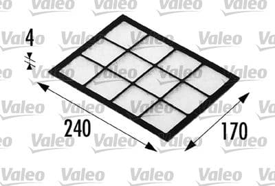 Filtro, aire del interior VALEO 698690