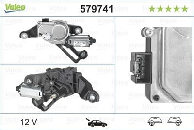 Motor del limpiaparabrisas VALEO 579741