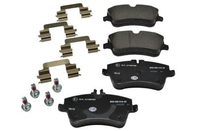 Juego de balatas de freno HELLA 8DB 355 018-351