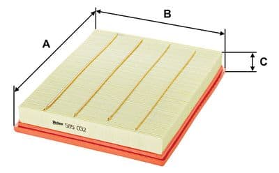Filtro de aire VALEO 585032