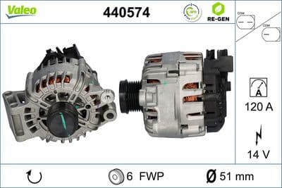 Alternador VALEO 440574