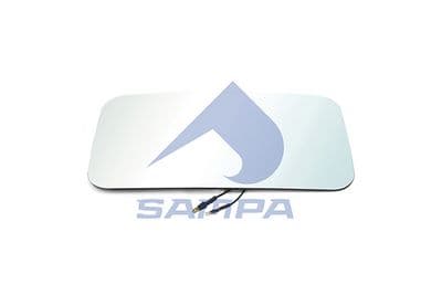 Cristal de espejo, espejo retrovisor exterior SAMPA 024.372
