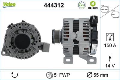 Alternador VALEO 444312