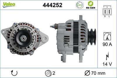 Alternador VALEO 444252