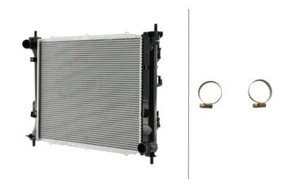 Radiador, refrigeración del motor HELLA 8MK 366 307-661