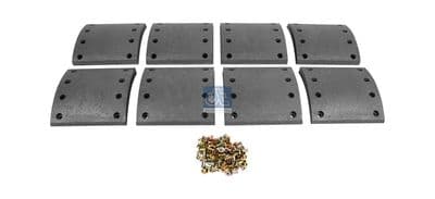 Juego de balatas de freno, freno de tambor DT Spare Parts 10.33012