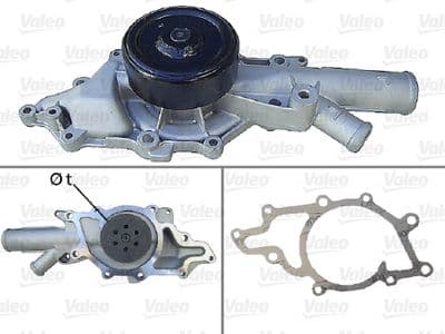 Bomba de agua, refrigeración del motor VALEO 506831