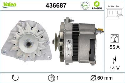 Alternador VALEO 436687