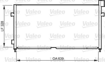 Condensador, aire acondicionado VALEO 818984