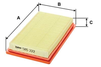 Filtro de aire VALEO 585222