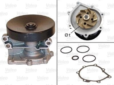 Bomba de agua, refrigeración del motor VALEO 506526