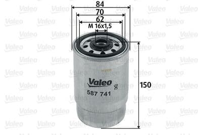 Filtro combustible VALEO 587741