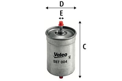 Filtro combustible VALEO 587004